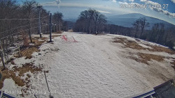 Vrchol Bouřňák, pohled na jih