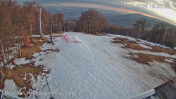 Vrchol Bouřňák, pohled na jih