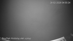 Vrchol Bouřňák, pohled na jih