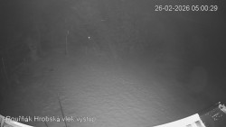 Vrchol Bouřňák, pohled na jih