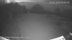 Vrchol Bouřňák, pohled na jih