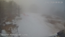 Vrchol Bouřňák, pohled na jih