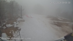 Vrchol Bouřňák, pohled na jih