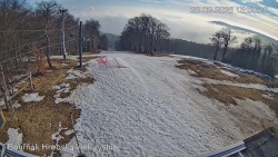 Vrchol Bouřňák, pohled na jih