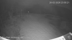 Vrchol Bouřňák, pohled na jih