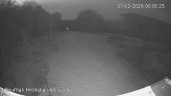 Vrchol Bouřňák, pohled na jih