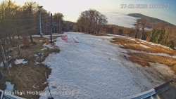 Vrchol Bouřňák, pohled na jih