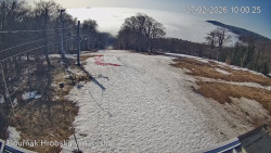 Vrchol Bouřňák, pohled na jih