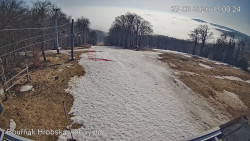 Vrchol Bouřňák, pohled na jih