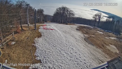 Vrchol Bouřňák, pohled na jih