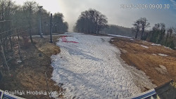 Vrchol Bouřňák, pohled na jih