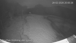 Vrchol Bouřňák, pohled na jih