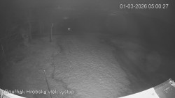 Vrchol Bouřňák, pohled na jih