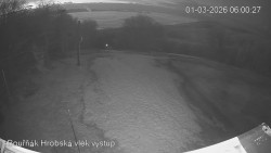 Vrchol Bouřňák, pohled na jih