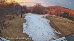 Vrchol Bouřňák, pohled na jih