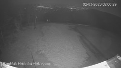 Vrchol Bouřňák, pohled na jih