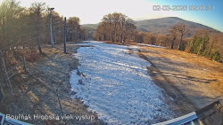 Vrchol Bouřňák, pohled na jih