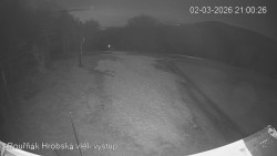 Vrchol Bouřňák, pohled na jih