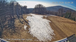 Vrchol Bouřňák, pohled na jih