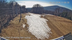 Vrchol Bouřňák, pohled na jih