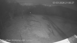 Vrchol Bouřňák, pohled na jih