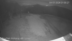 Vrchol Bouřňák, pohled na jih