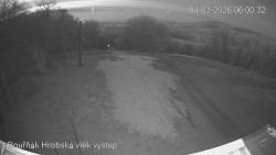 Vrchol Bouřňák, pohled na jih