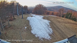 Vrchol Bouřňák, pohled na jih