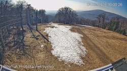 Vrchol Bouřňák, pohled na jih