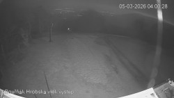 Vrchol Bouřňák, pohled na jih