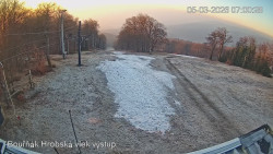 Vrchol Bouřňák, pohled na jih