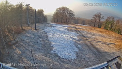 Vrchol Bouřňák, pohled na jih