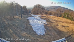 Vrchol Bouřňák, pohled na jih