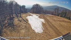 Vrchol Bouřňák, pohled na jih