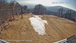 Vrchol Bouřňák, pohled na jih