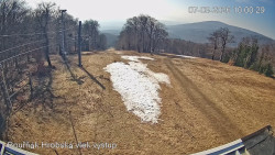 Vrchol Bouřňák, pohled na jih