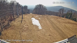 Vrchol Bouřňák, pohled na jih