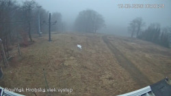 Vrchol Bouřňák, pohled na jih