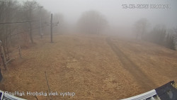 Vrchol Bouřňák, pohled na jih