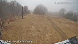 Vrchol Bouřňák, pohled na jih