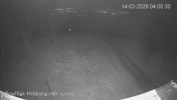 Vrchol Bouřňák, pohled na jih