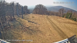 Vrchol Bouřňák, pohled na jih