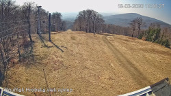 Vrchol Bouřňák, pohled na jih