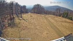 Vrchol Bouřňák, pohled na jih