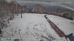 Vrchol Bouřňák, pohled na jih