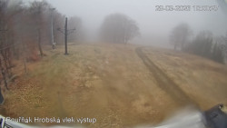 Vrchol Bouřňák, pohled na jih