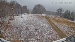 Vrchol Bouřňák, pohled na jih