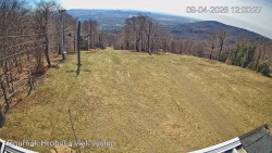 Vrchol Bouřňák, pohled na jih