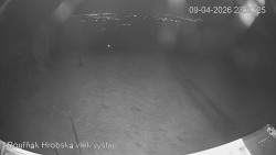 Vrchol Bouřňák, pohled na jih