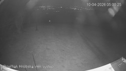 Vrchol Bouřňák, pohled na jih